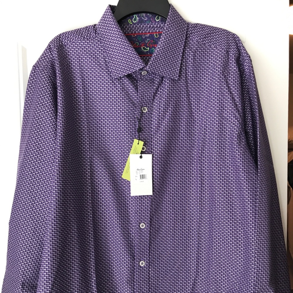 Men’s casual button up shirt by Robert Graham